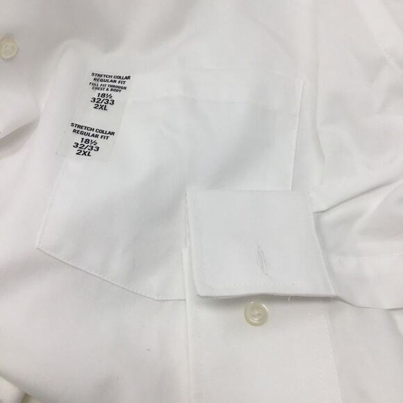 Flex Regular Wrinkle Free Button-Up Dress Shirt C6 - Picture 6 of 7